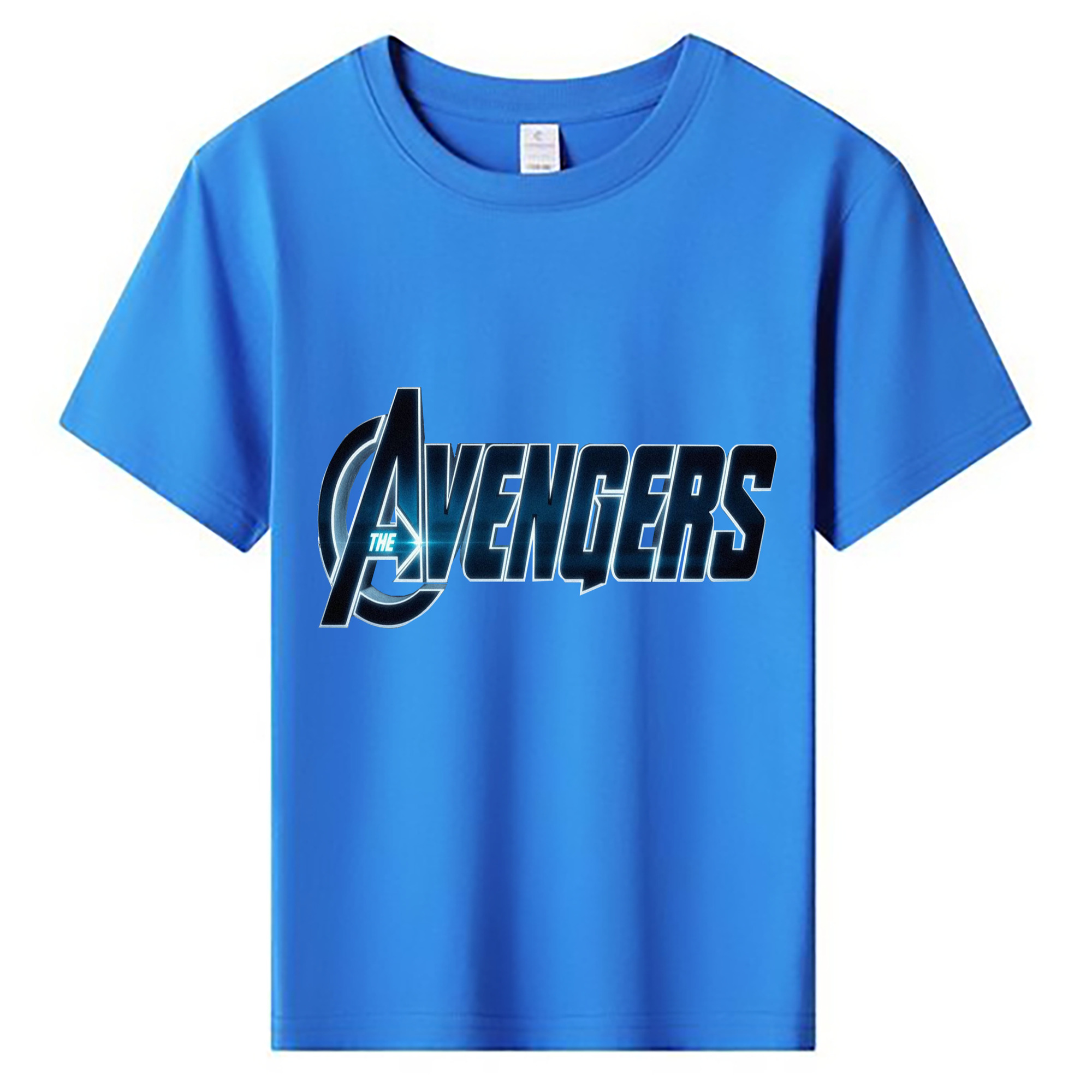 （画像用） アベンジャーズ The Avengers 綿100％キッズTシャツ（フロントプリント）
